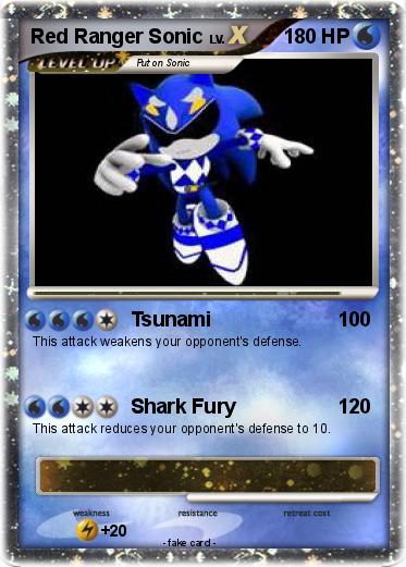 Pokemon Red Ranger Sonic