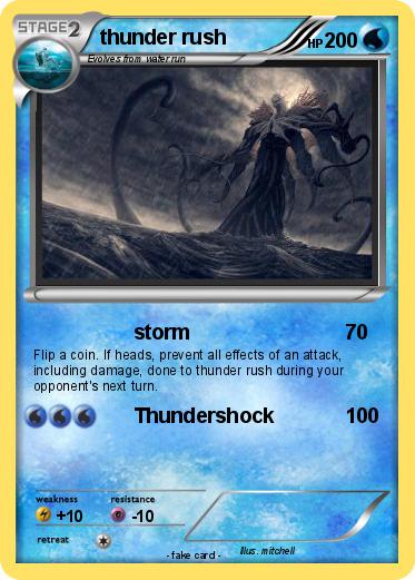 Pokemon thunder rush