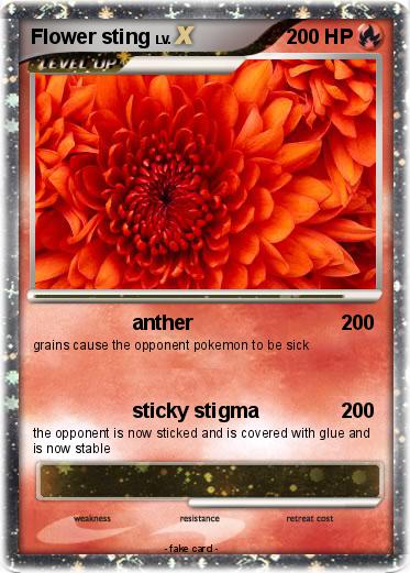 Pokemon Flower sting