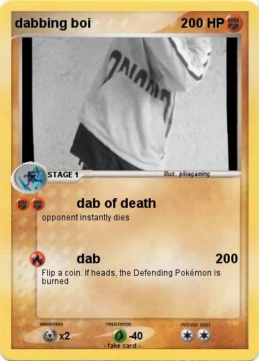 Pokemon dabbing boi
