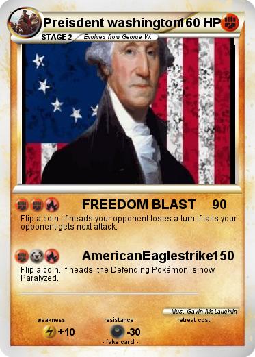 Pokemon Preisdent washington