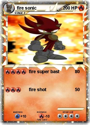 Pokemon fire sonic