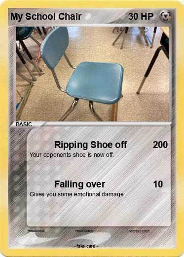 Pokemon My School Chair