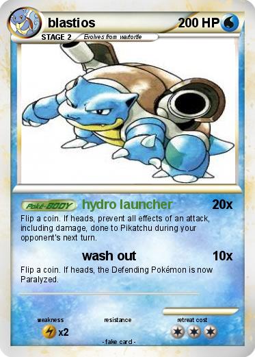 Pokemon blastios
