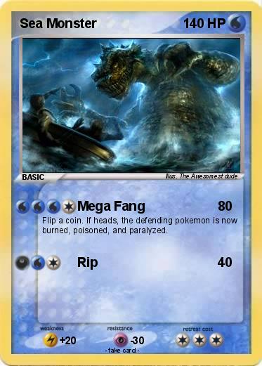 Pokemon Sea Monster