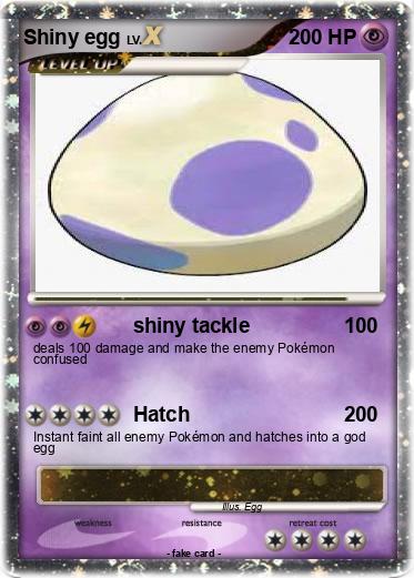 Pokemon Shiny egg