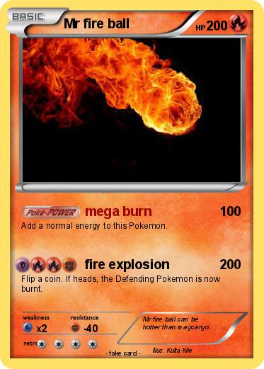 Pokemon Mr fire ball