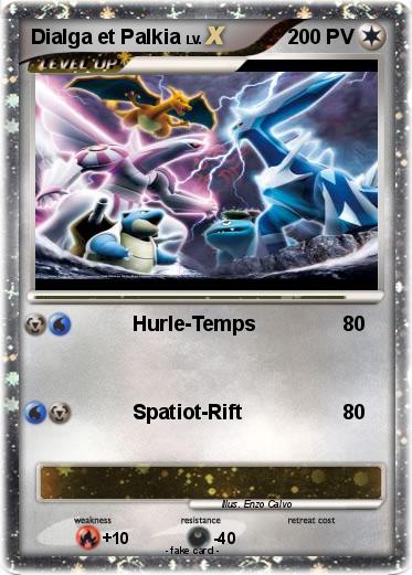 Pokemon Dialga et Palkia