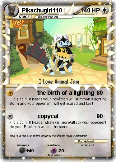 Pokemon Pikachugirl110