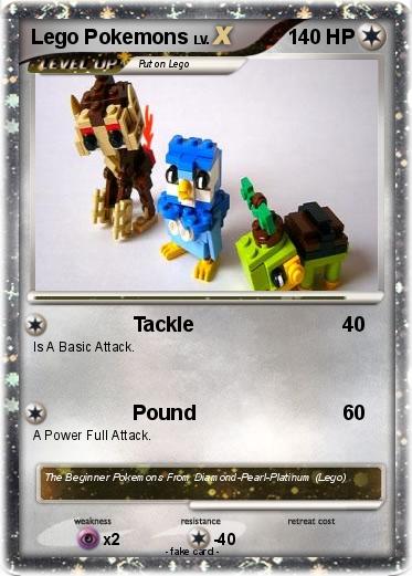 Pokemon Lego Pokemons