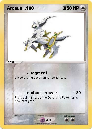Pokemon Arceus ..100                       2