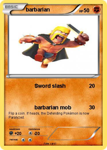 Pokemon barbarian