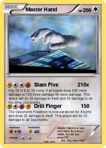 Pokemon Master Hand