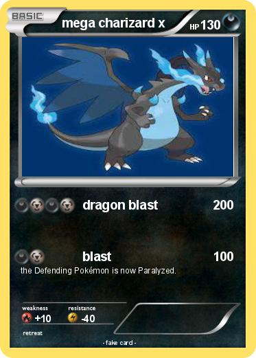 Pokemon mega charizard x