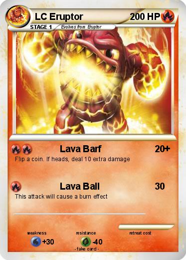 Pokemon LC Eruptor