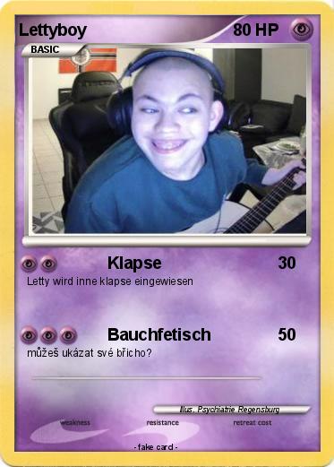 Pokemon Lettyboy