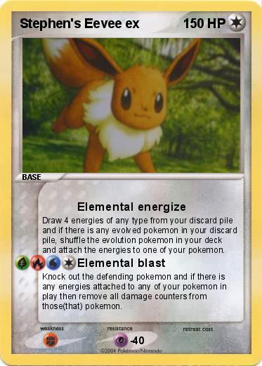 Pokemon Stephen's Eevee ex