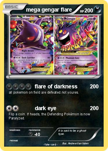 Pokemon mega gengar flare