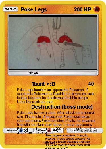 Pokemon Poke Legs