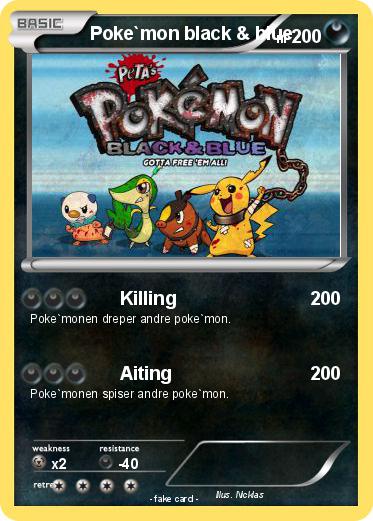 Pokemon Poke`mon black & blue