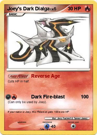Pokemon Joey's Dark Dialga