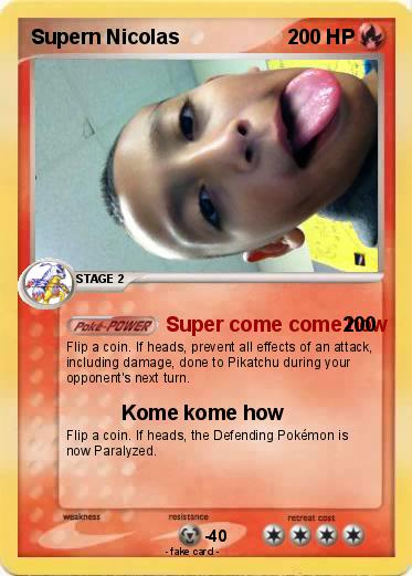 Pokemon Supern Nicolas