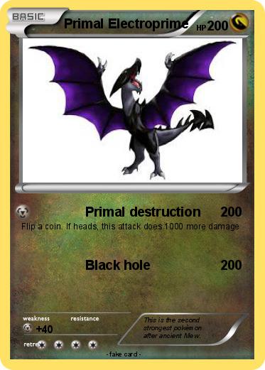 Pokemon Primal Electroprime