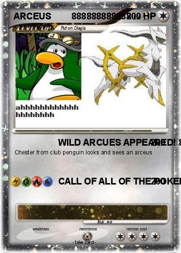 Pokemon ARCEUS        888888888888