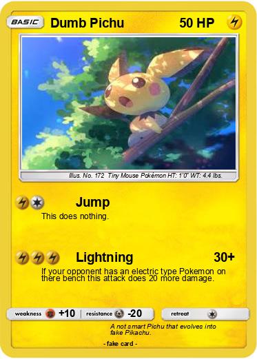 Pokemon Dumb Pichu