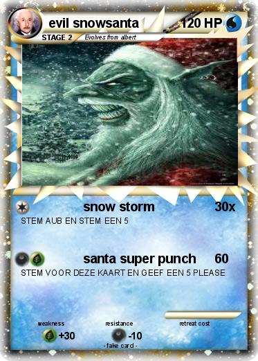 Pokemon evil snowsanta