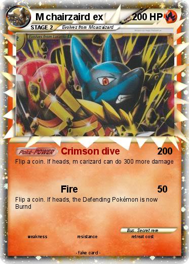 Pokemon M chairzaird ex