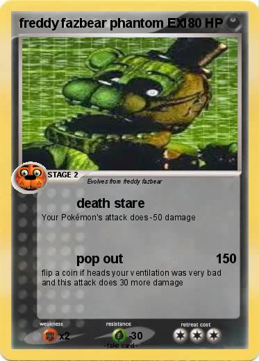 Pokemon freddy fazbear phantom EX