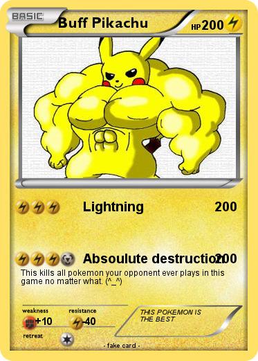 Pokemon Buff Pikachu