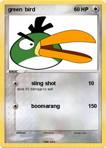 Pokemon green  bird