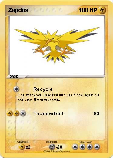 Pokemon Zapdos   