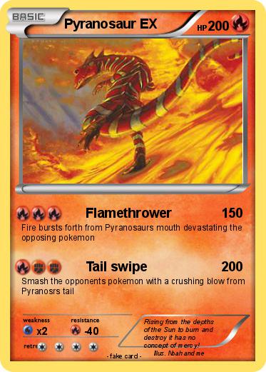 Pokemon Pyranosaur EX