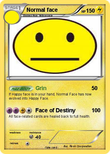 Pokemon Normal face