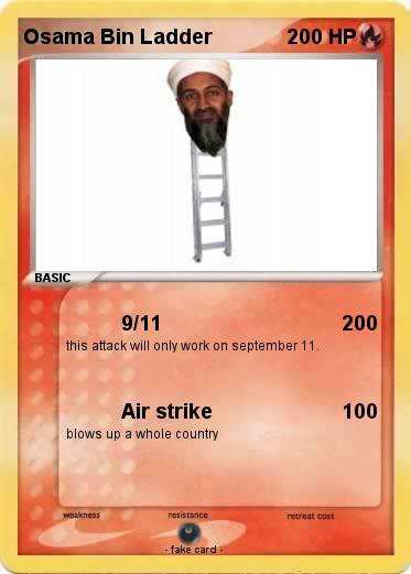 Pokemon Osama Bin Ladder