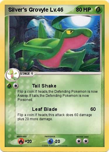 Pokemon Silver's Grovyle Lv.46