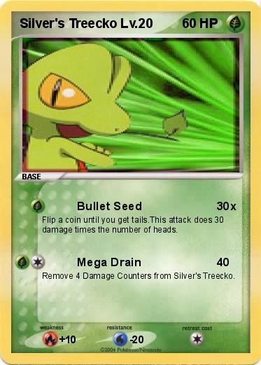 Pokemon Silver's Treecko Lv.20