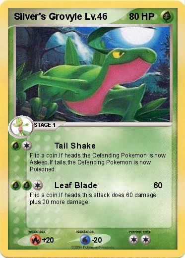 Pokemon Silver's Grovyle Lv.46