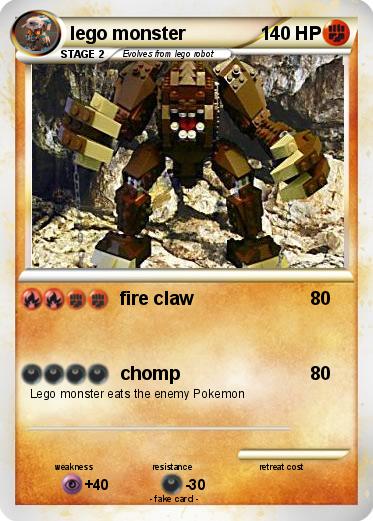 Pokemon lego monster