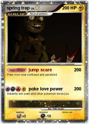 Pokemon spring trap