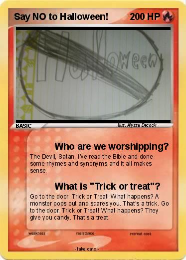 Pokemon Say NO to Halloween!