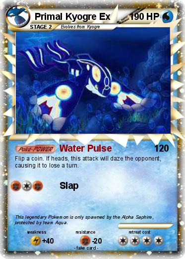 Pokemon Primal Kyogre Ex