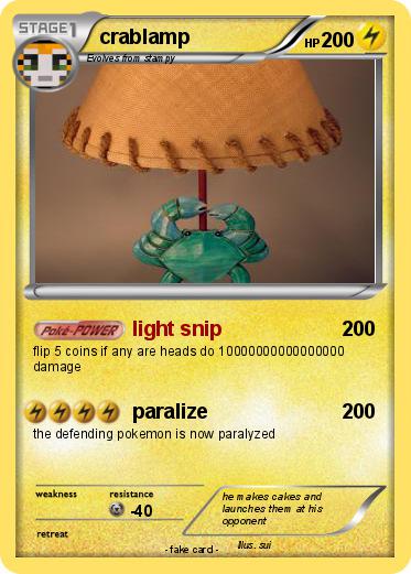 Pokemon crablamp