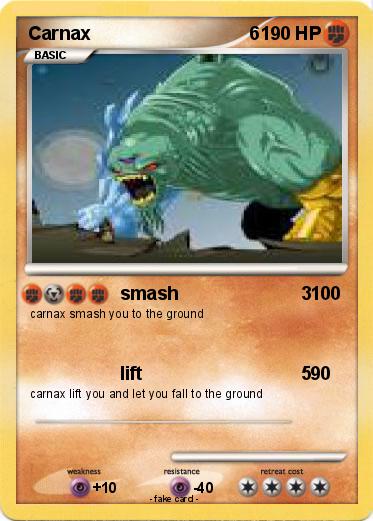 Pokemon Carnax                               6