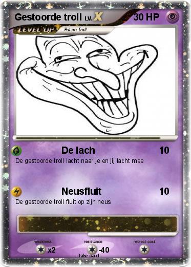 Pokemon Gestoorde troll
