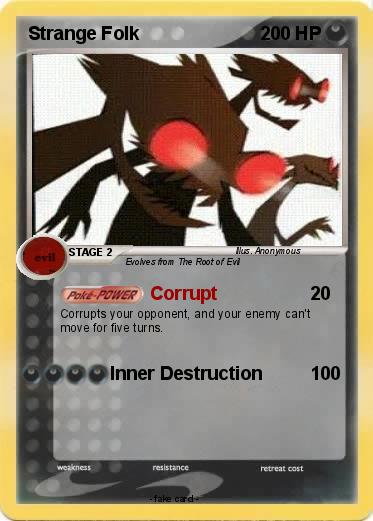 Pokemon Strange Folk