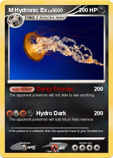 Pokemon M Hydronic Ex